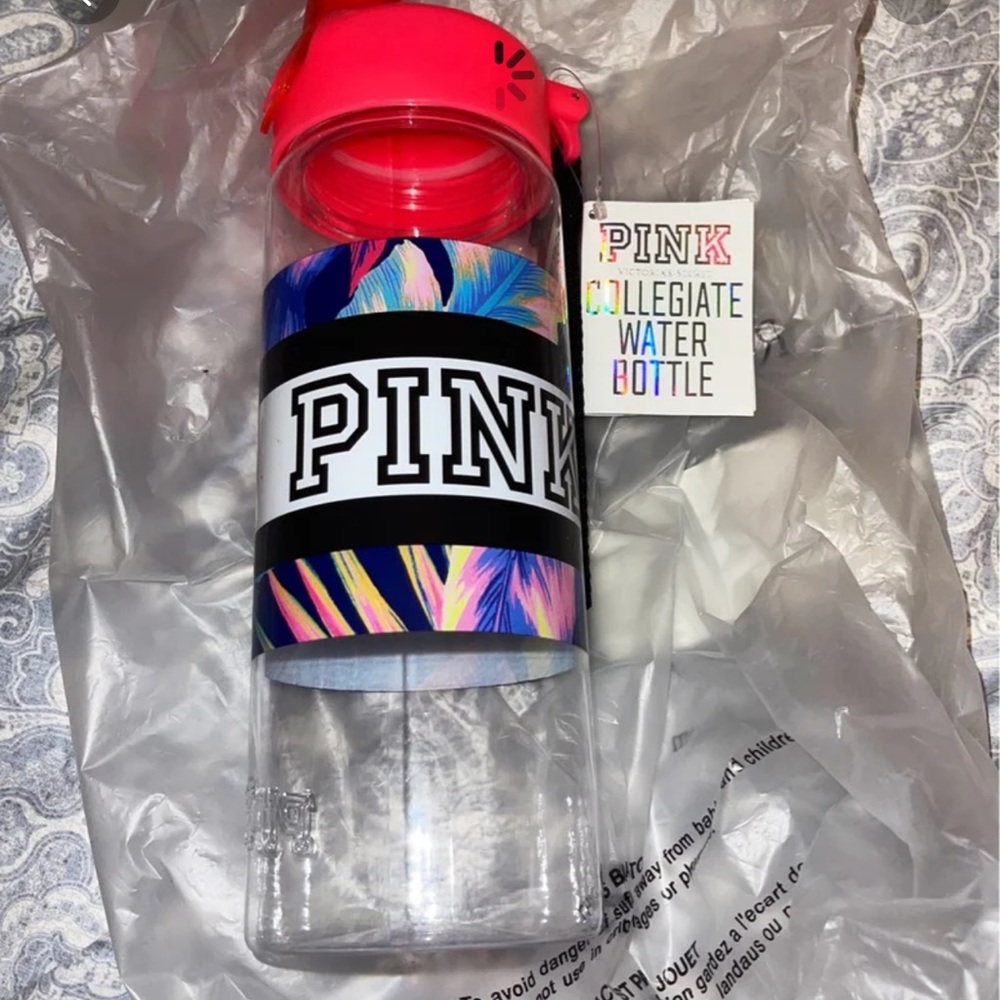 Brand new vs pink collegiate water bottle